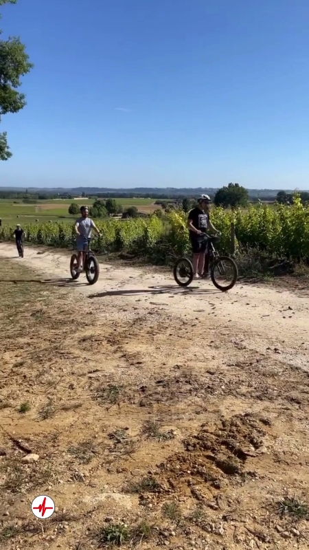 Randonnée en Trottinette Électrique Tout-Terrain près de Bordeaux - Bommes