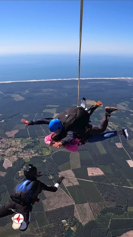 Saut en Parachute près de Biscarrosse - Mimizan